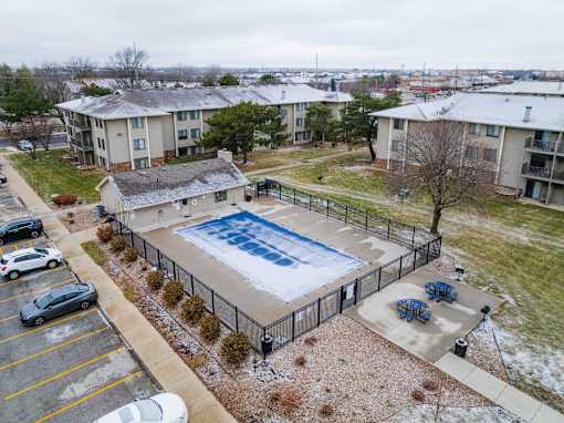 Drone View at Bristol Ridge, Urbandale, IA