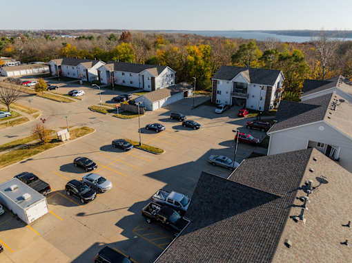 Drone Exterior View at Saylorville Lakeside, Polk City