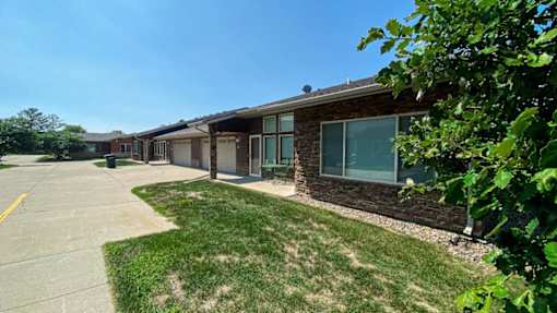 Exterior Porch at Cottages at Johnston Commons, Johnston, IA  