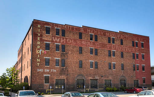 Building Exterior at Riverpoint Lofts, Des Moines, IA 50309  