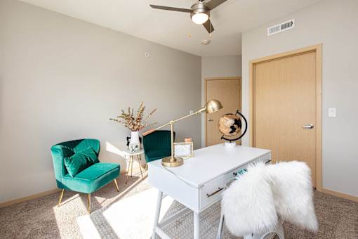 Office Setup at Lake Shore Apartments, Ankeny, 50021
