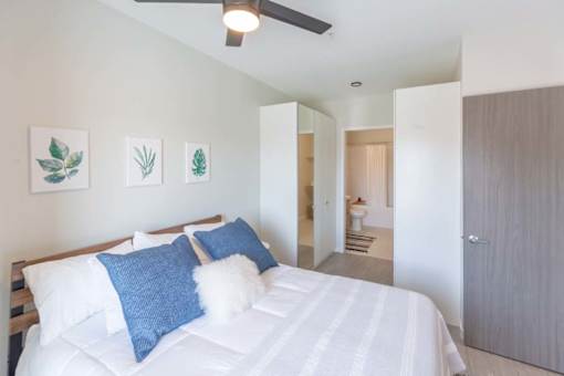 Gorgeous Bedroom at Rowat Lofts, Des Moines, Iowa