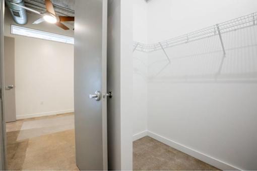 Large Closets In Bedrooms at Clemens Building, Des Moines, 50309
