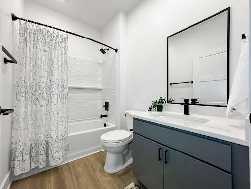 Bathroom With Bathtub at Matilda 235 Townhomes, Iowa