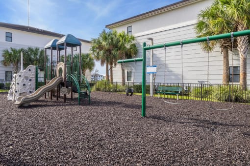 our apartments have a playground for your kids to play
