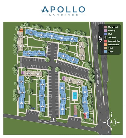 the site plan landing site development