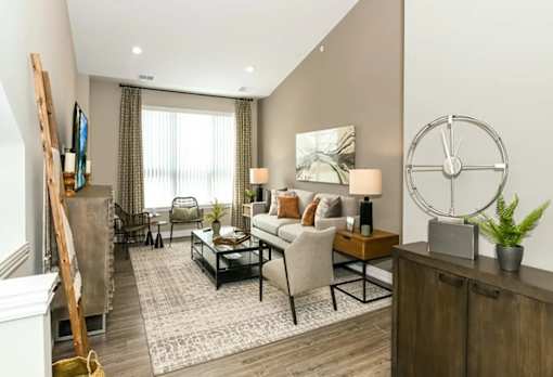 a living room at Encore at Manchester, Novi, 48377