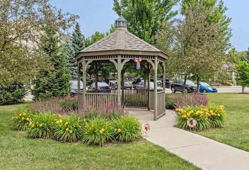Garden Gazebo at Encore Townhomes, Utica, MI, 48315