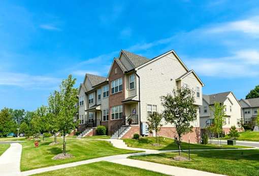 Walking Trail at Encore Townhomes, Utica, MI, 48315