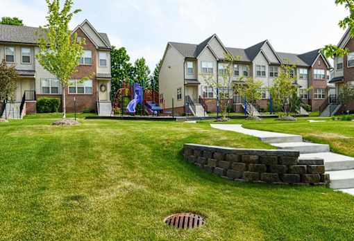 Open Playing Area at Encore Townhomes, Utica, MI, Michigan