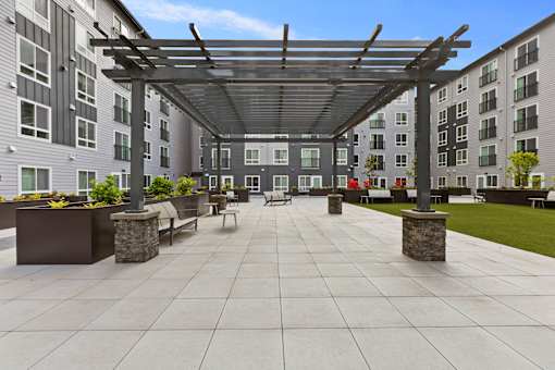 Court Yard with Gazebo 