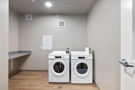 Spacious laundry room