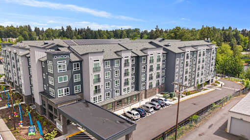 Ovation at Paine Field, a modern 55+ apartment community in Everett, WA
