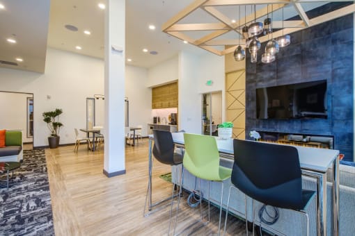 Entertaining lounge at Discovery Heights, Issaquah