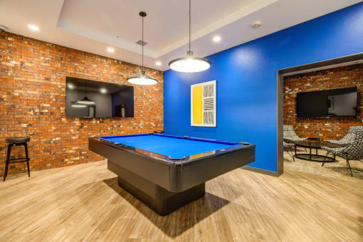 Billiards Table In Game Room at Discovery Heights, Issaquah, WA, 98029