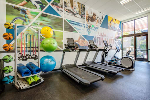 Cardio Machines In Gym at Discovery Heights, Washington, 98029