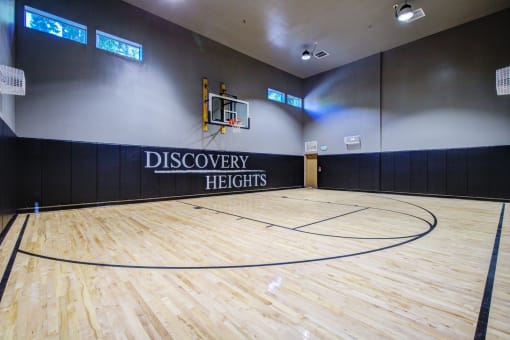Indoor Basketball Court at Discovery Heights, Issaquah