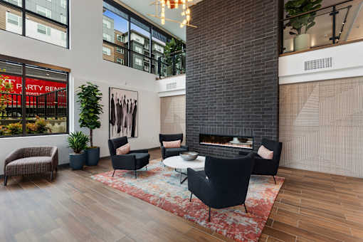 Spacious Living Area at Solera Apartments, Renton