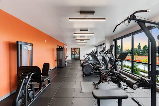 Fitness Center at Solera Apartments, Renton, Washington