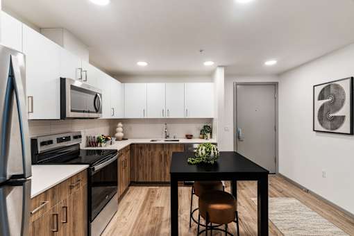 Modern Kitchen at Solera Apartments, Renton, WA