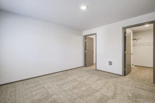 Master Bedroom with walk in closet