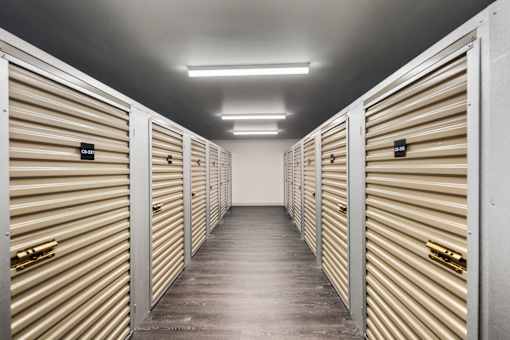 Resident storage units at Kendrick Landing Apartments in Lakewood, WA