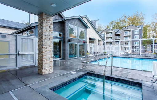 Year-Round Outdoor Pool and Spa