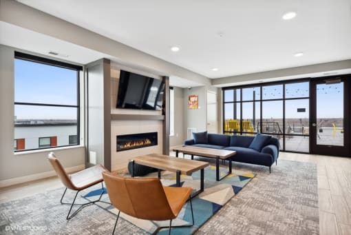 Lago Apartments Rooftop Deck, Minneapolis, Minnesota