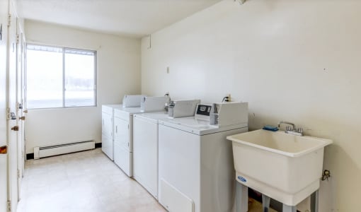 Arlington Place laundry room, St. Paul, Minnesota