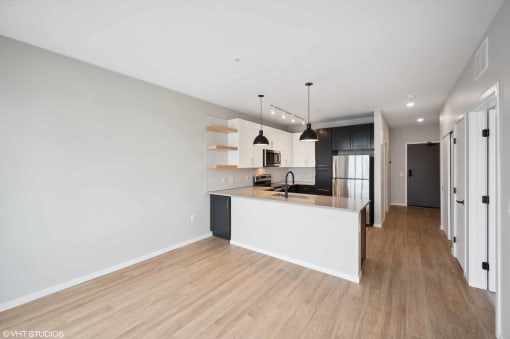 The Station at Malcolm Yards Living Room, Minneapolis, Minnesota