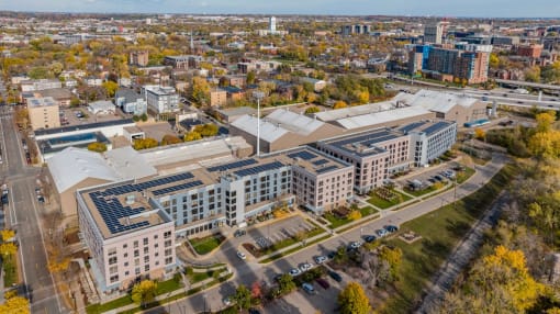 Stone Arch apartments, Minneapolis, Minnesota