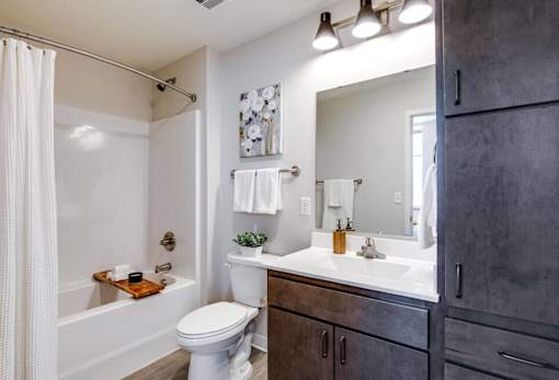 Amber Union Bathroom, Falcon Heights, Minnesota