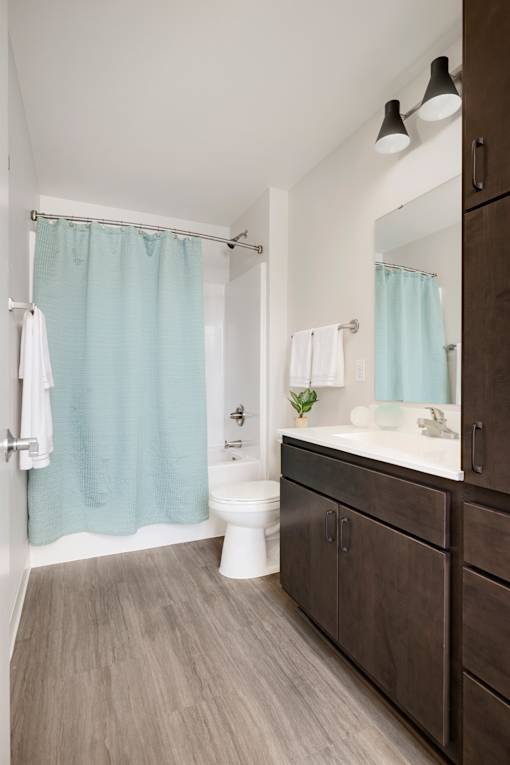 Amber Union bathroom, Falcon Heights, Minnesota