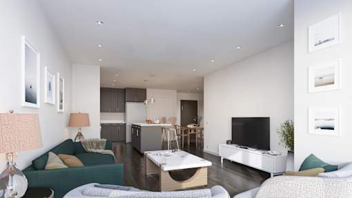 The Bridgewell Apartments Living Room