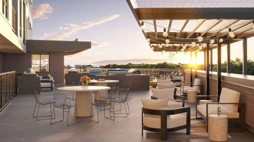 The Station at Malcolm Yards Deck rendering, Minneapolis, Minnesota