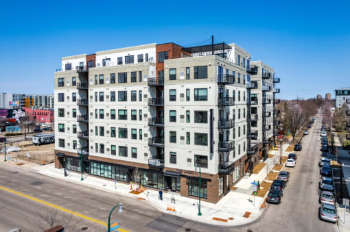 Lago Apartments Exterior, Minneapolis, Minnesota