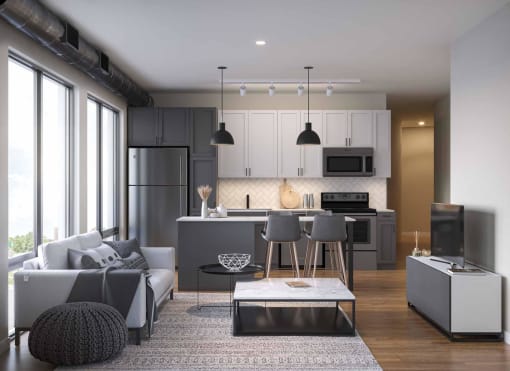 The Station at Malcolm Yards 2 Bedroom rendering, Minneapolis, Minnesota