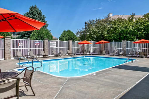 our resort style swimming pool is open to the community