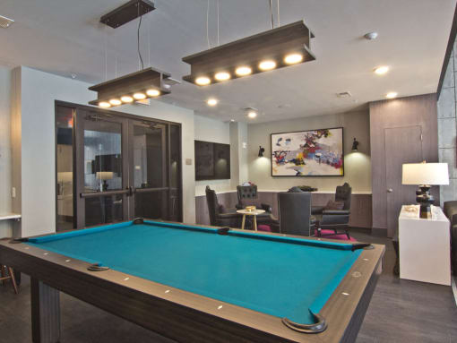 Billiards at The Nicholas, Ohio