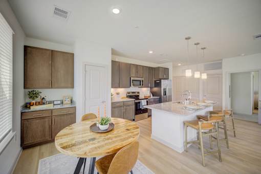 Kitchen and dining area at The Enclave at Deer Moss Creek, Niceville, Florida