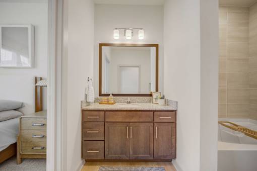 Primary Bathroom at The Enclave at Deer Moss Creek, Niceville, FL
