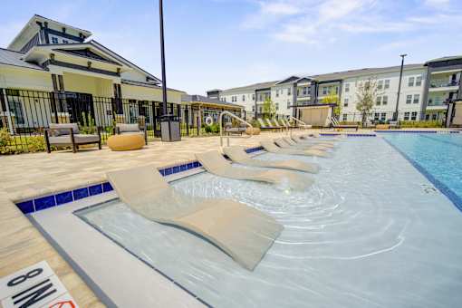 Resort Inspired Pool at The Enclave at Deer Moss Creek, Niceville, Florida