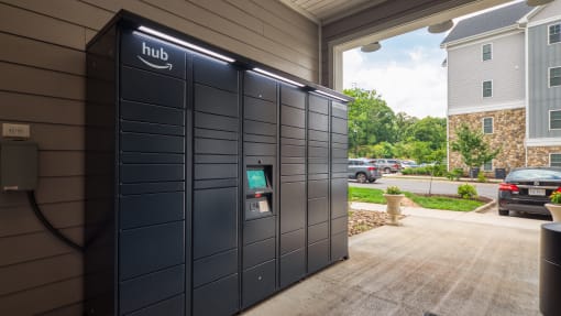 the lockers are available for residents to use in their home