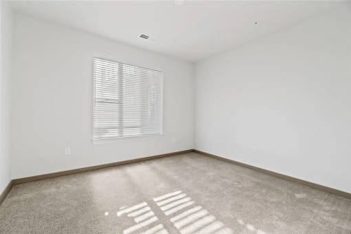 a white room with a window and a carpetat Metropolis Apartments, Glen Allen Virginia 