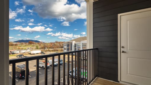Balcony at The View at Blue Ridge Commons Apartments, Roanoke