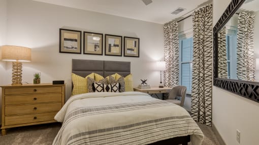 bedrooms at the district flats apartments ga at Aura Stonebridge, Richmond
