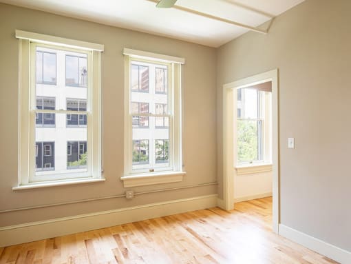 Bedroom at Stumpf Flats