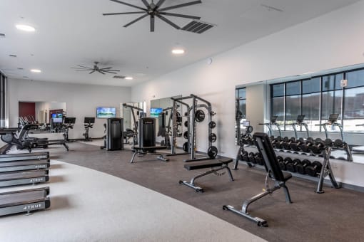Expansive State-of-the-Art Fitness Center designed to meet your fitness goals Centro at Pine Nash, Wilson, NC