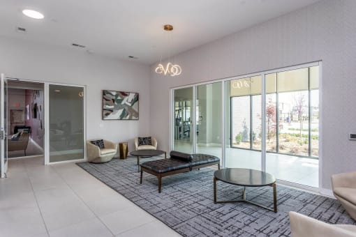 Step into our first-level leasing office, where our team is eager to assist you in finding your new home at Centro at Pine Nash, Wilson, NC