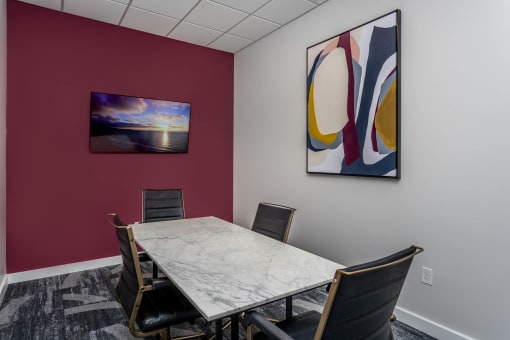 Conference and Co-working spaces available to residents at Centro at Pine Nash, Wilson, NC
